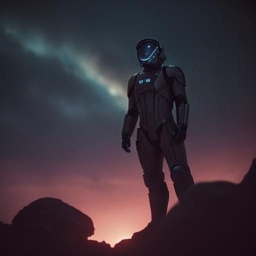 Dramatic Twilight Skies of Galactic Deep Space