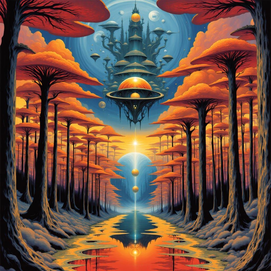 AI Generates Quirky Science Image