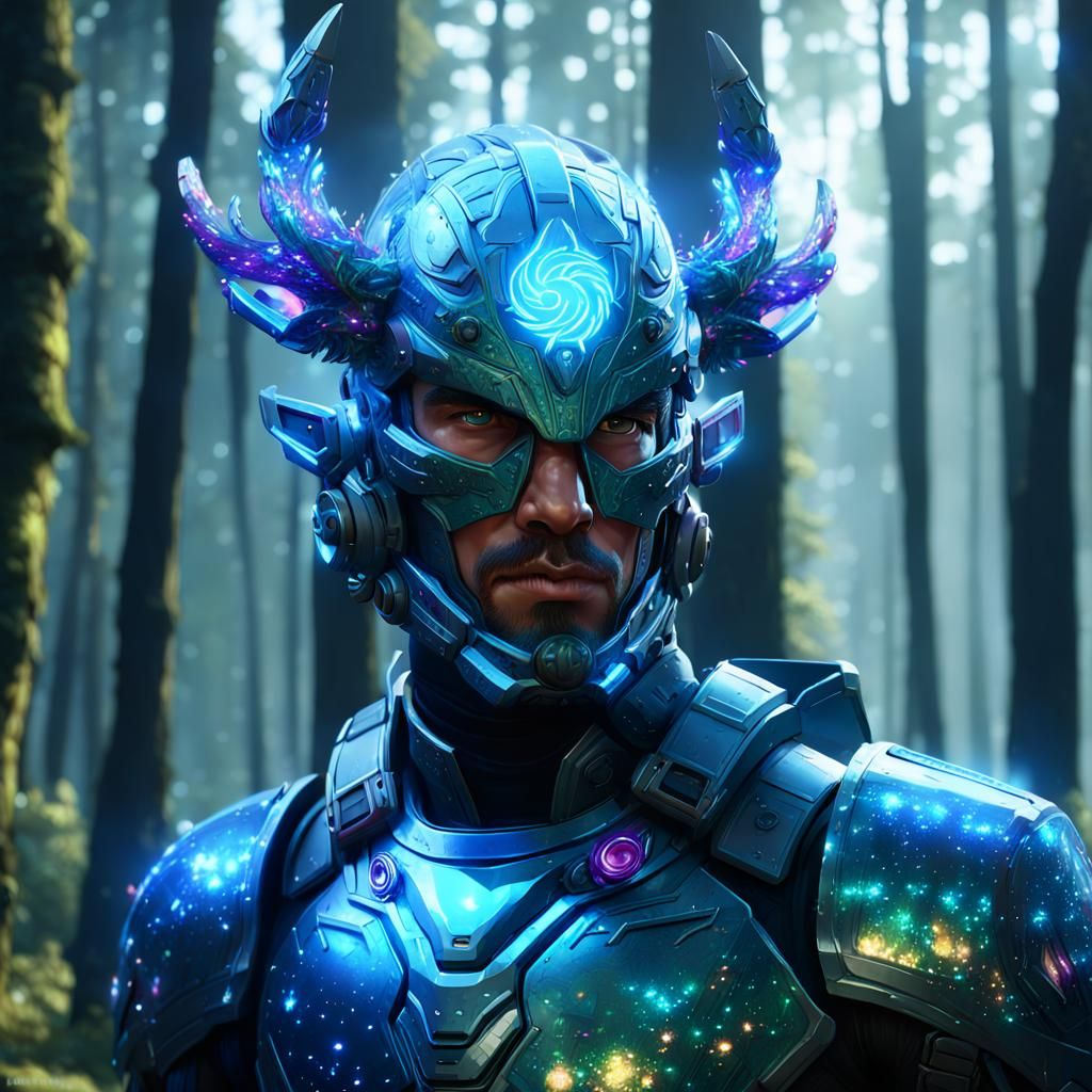 Electric Dragoon in Sparkling Forest: Hyperdetailed Concept ...