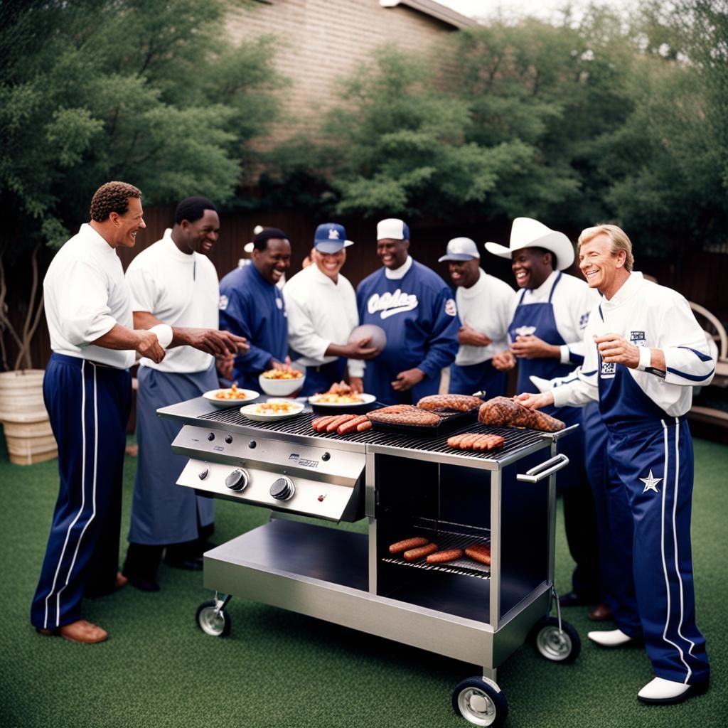 1995 Dallas Cowboys Super Bowl BBQ Celebration