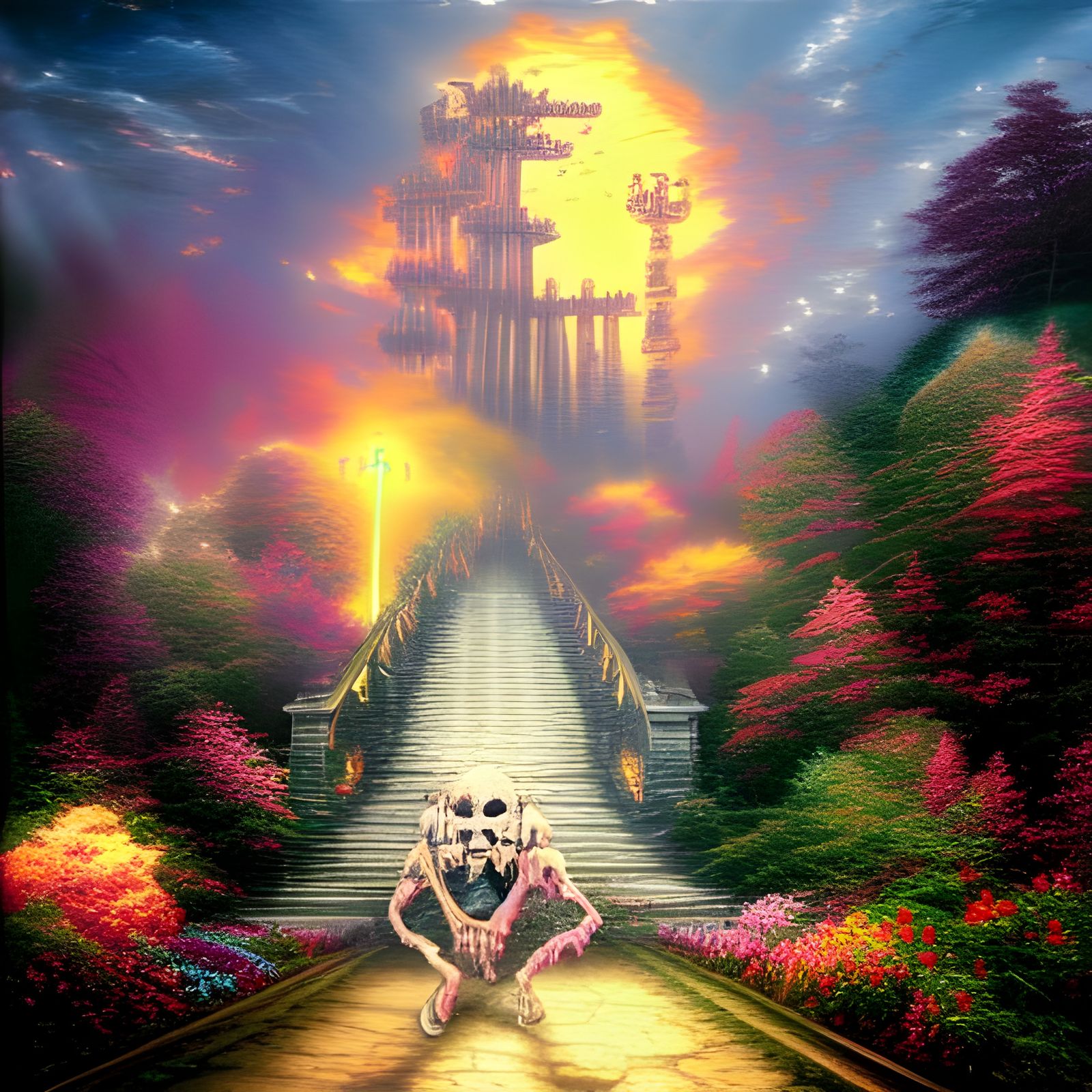 Ethereal Fantasy: Highway to Hell Meets Stairway to Heaven