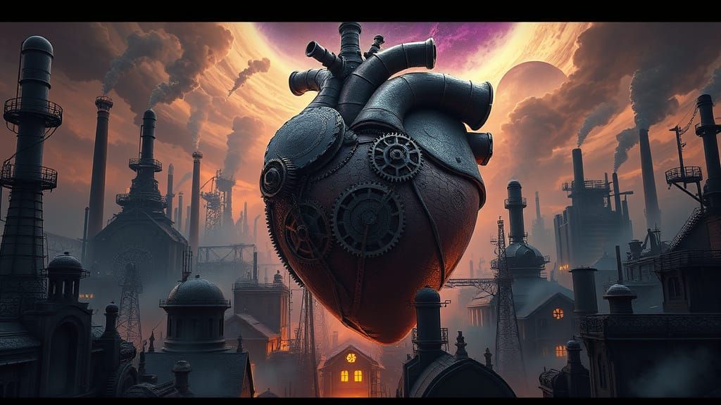 Steampunk City's Mechanical Heart