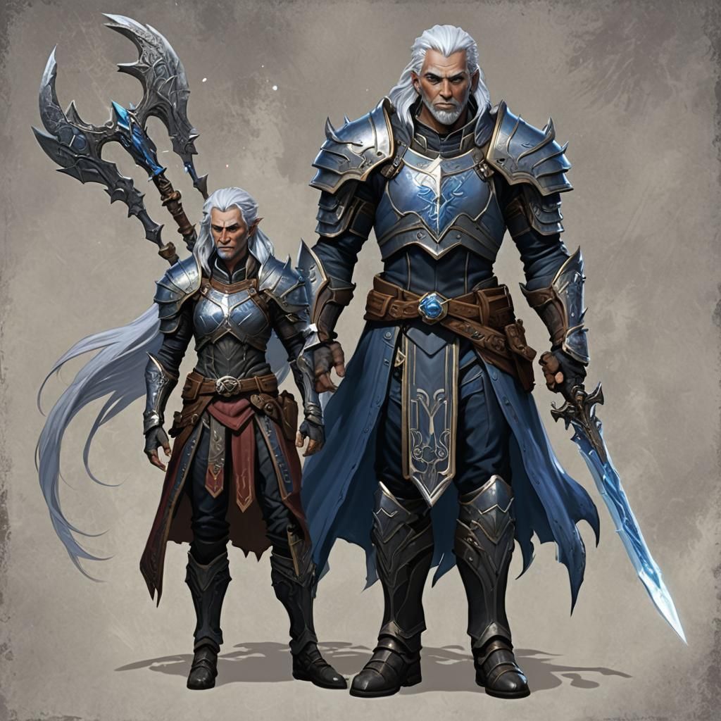 Elven Ranger Leading Resistance Against Fiends