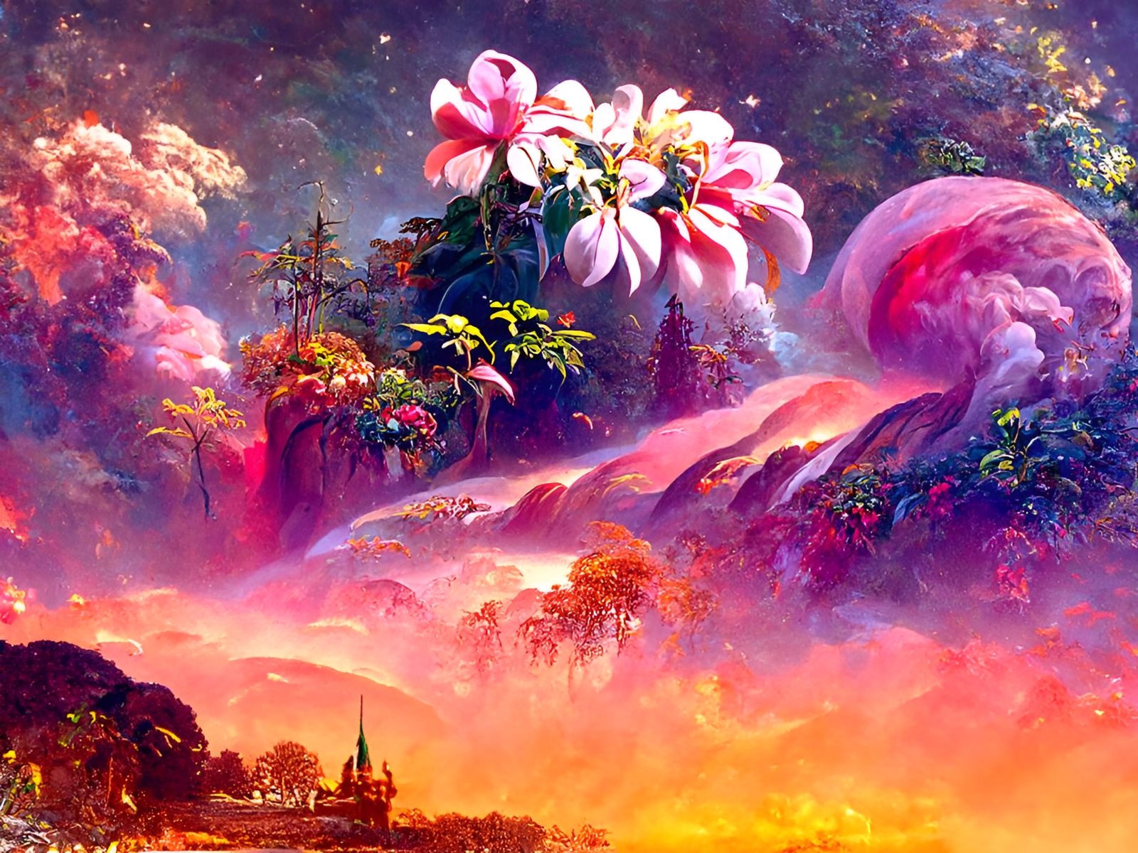 Venus: Primeval Eden in Hyperrealistic Style