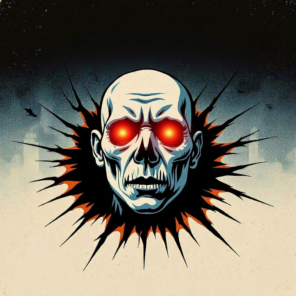 Halloween Movie Poster Art: Hand and Knife