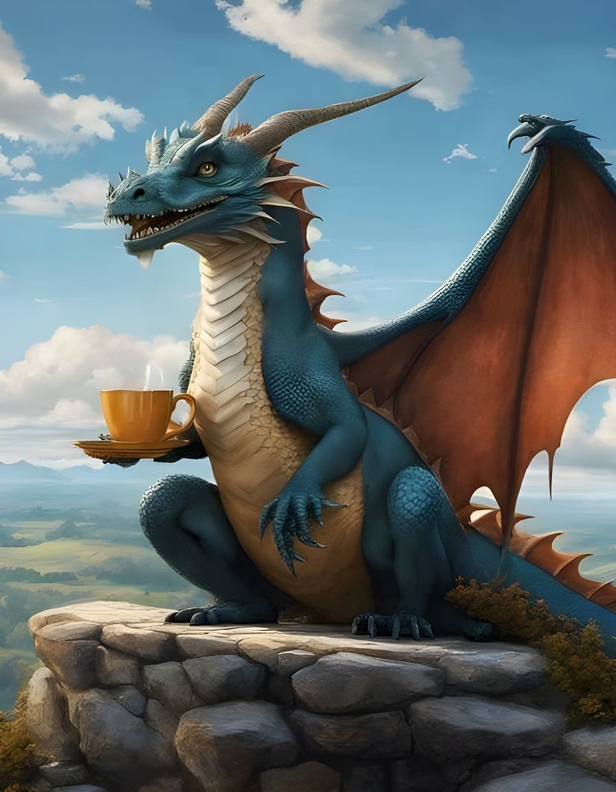 Starting the morning with a cup of tea