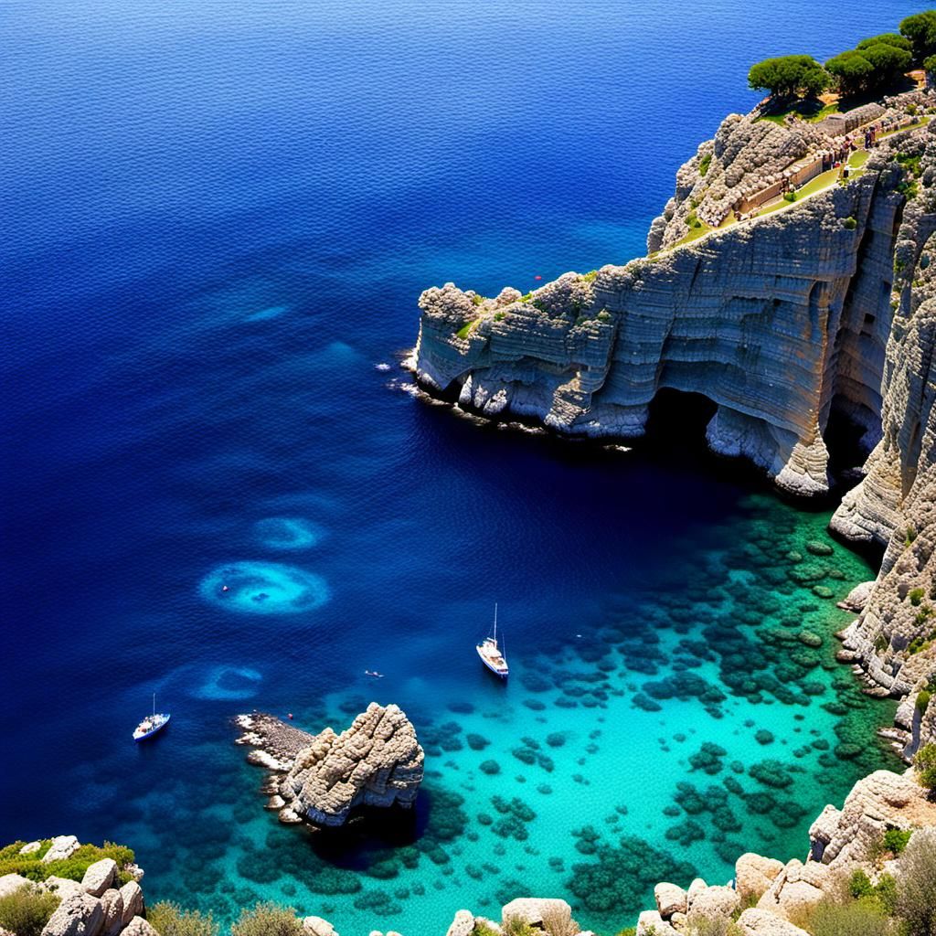 Mediterranean Island of Enchanting Sea Nymphs
