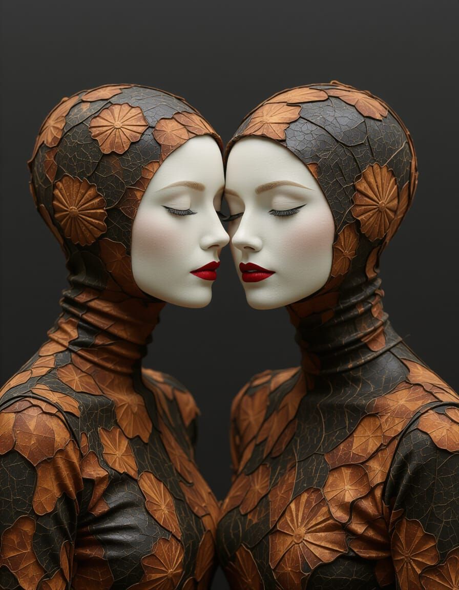 Where They Touched Split-Infinity in Their Clothes Carved fr...