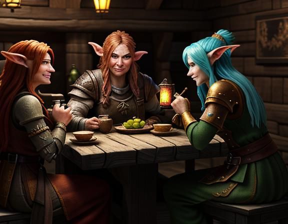 Goblins in Tavern: 3D Game Cinematic High Fantasy
