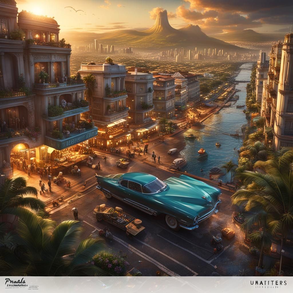 Belo Horizonte Beach on Jupiter: Fantasy Concept Art