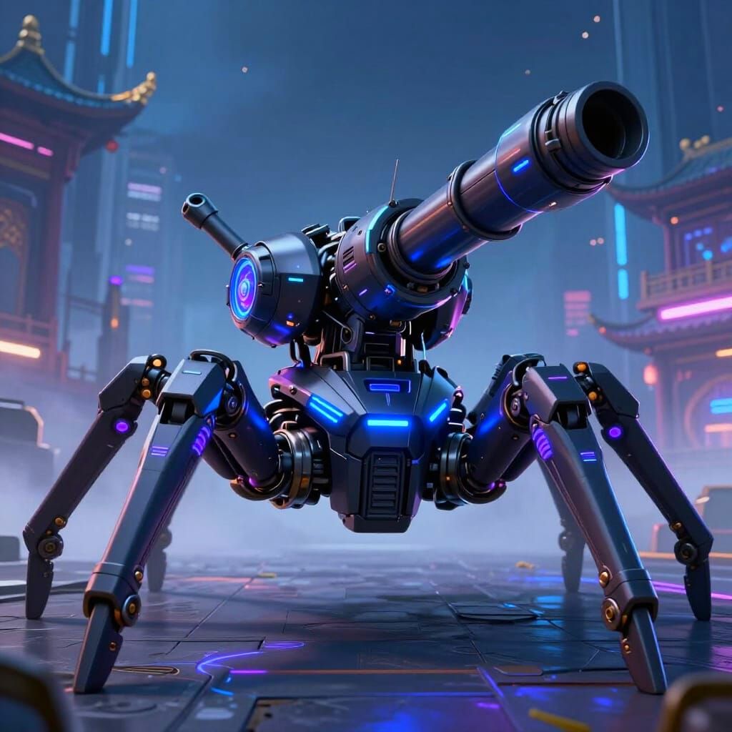 Z-Image Spider Tank Experiment