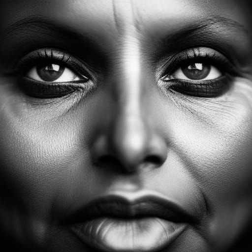 Gothic Horror Portrait of Pam Grier