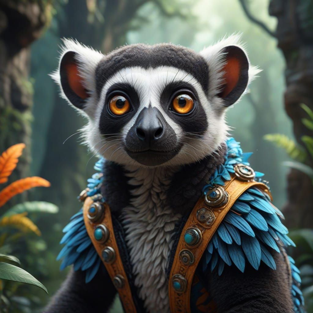 World Lemur Day: Fantastical Matte Painting