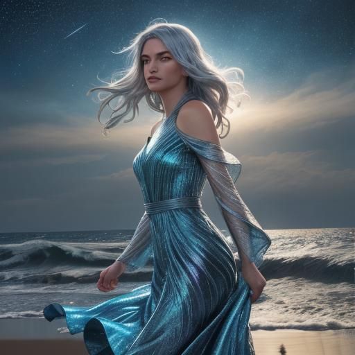 Dancing Wild Soul in Comic Book Style