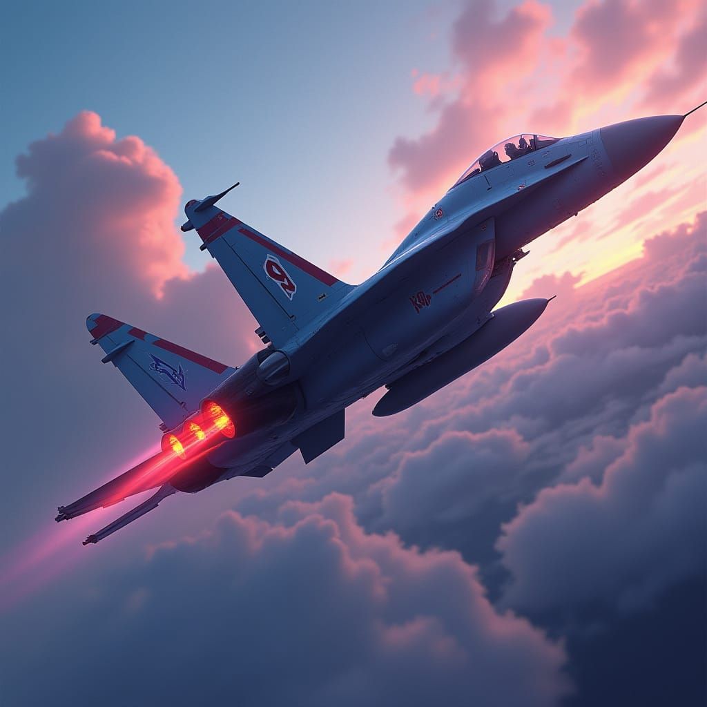 Futuristic Fighter Plane Performs Daring Cobra Maneuver