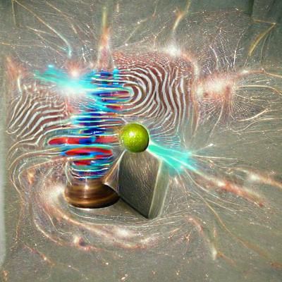 Quantum Physics Abstract Visualization