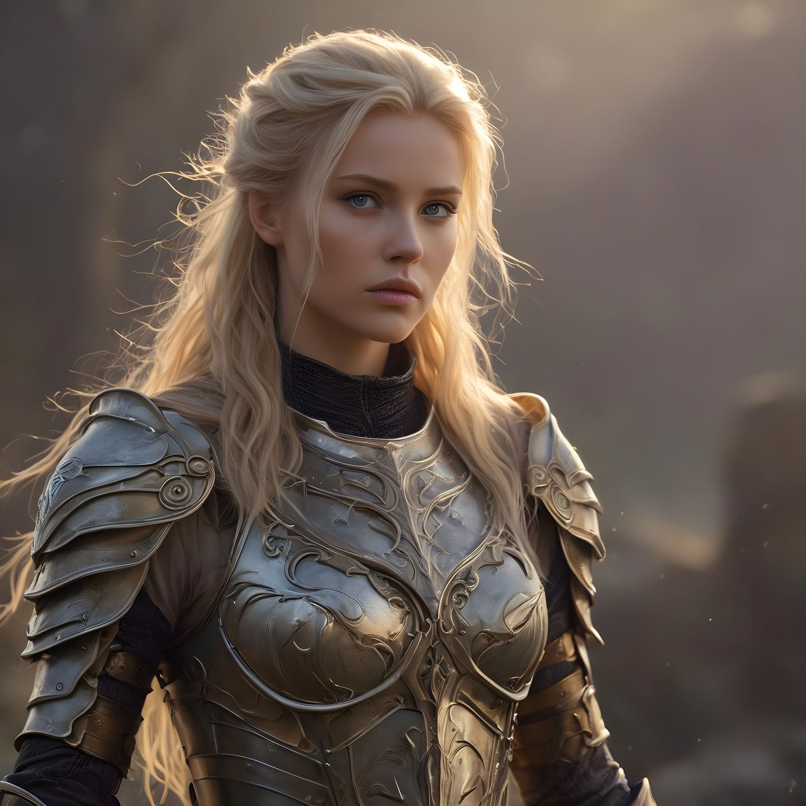 Regal Valkyrie in Nordic Armor