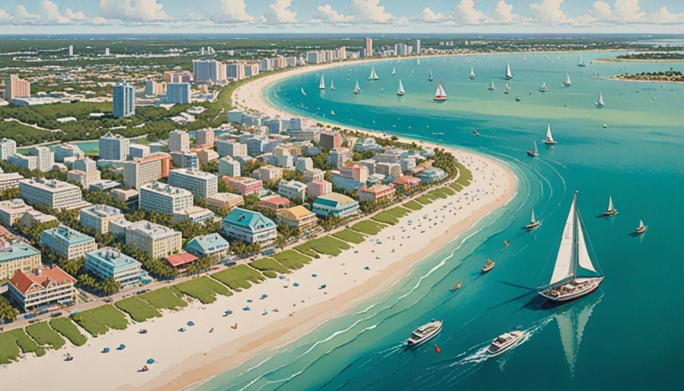 Future Treasure Island: Casinos and Ferris Wheel