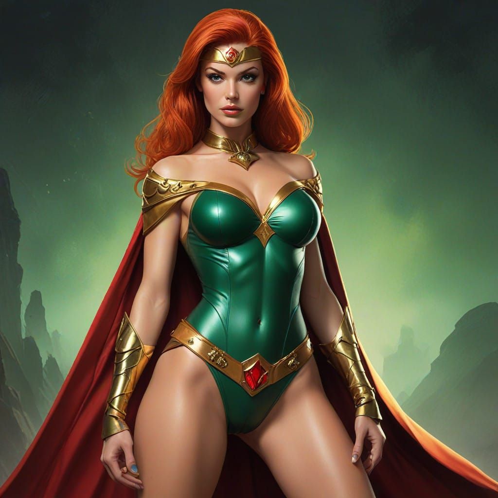 Teela: Princess of Power in Comic Book Style