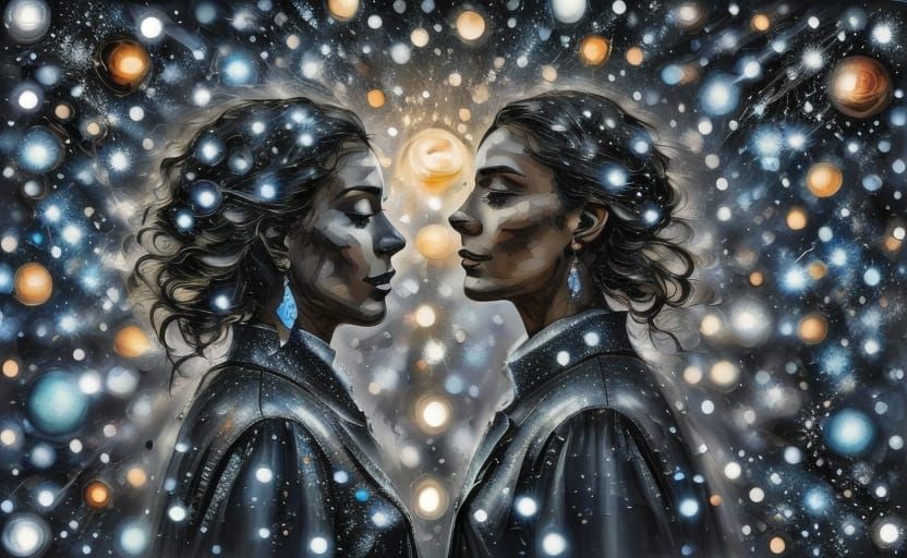 Sleek Glass Planet in Cosmic Dark Space