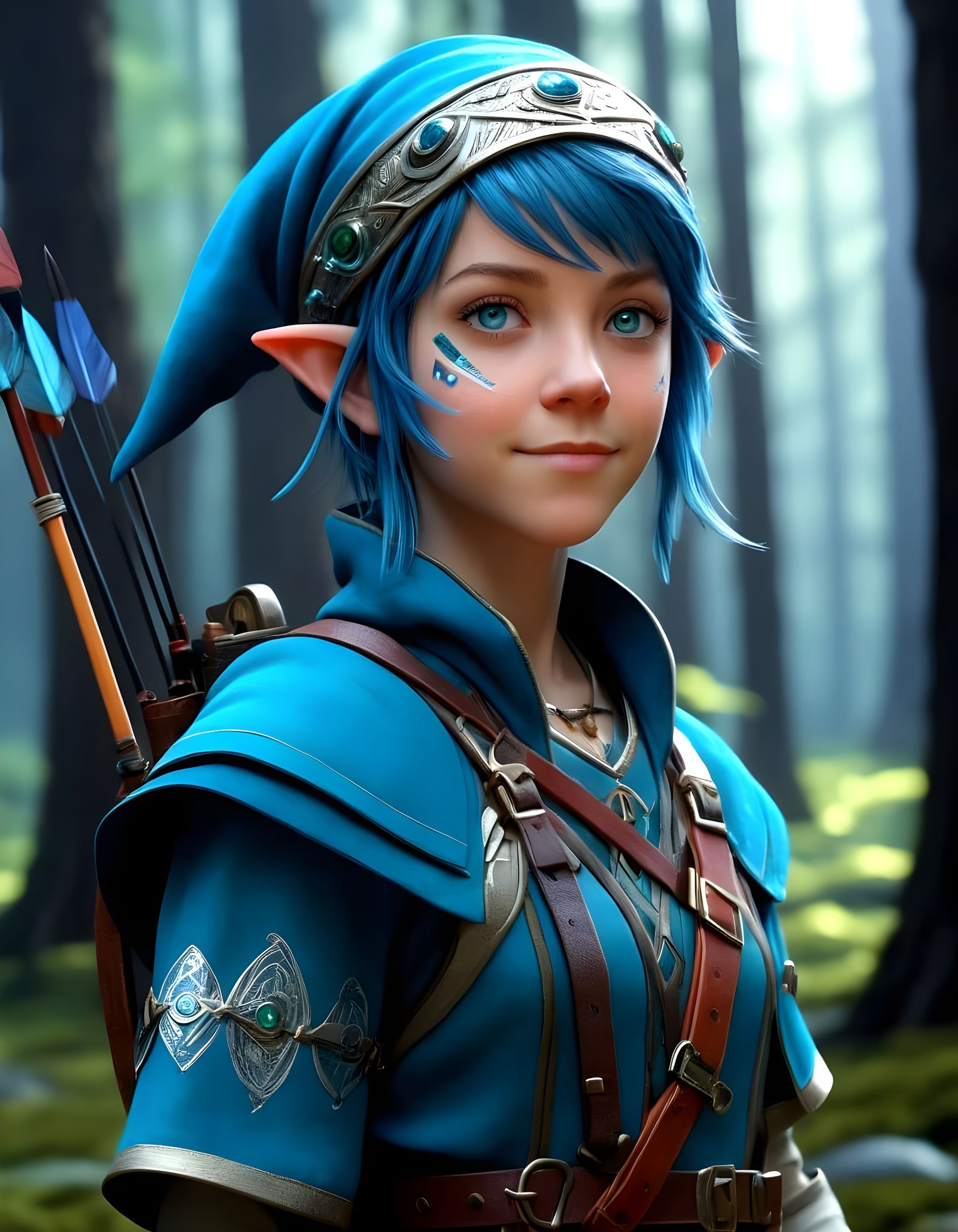 Surreal Lindsey Stirling as Hylian Princess Zelda in Whimsic...