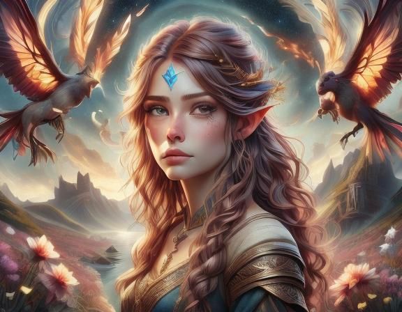 Futuristic Landscapes with Fantasy Elements