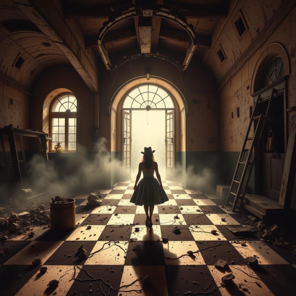 Alice's Descent into a Dystopian Wonderland