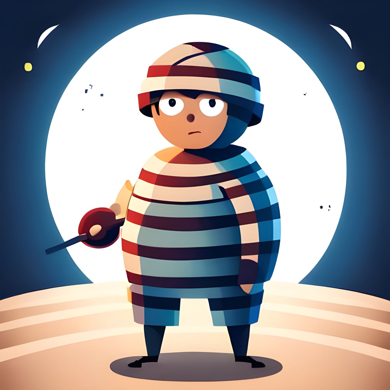 A Halloween Mummy costume