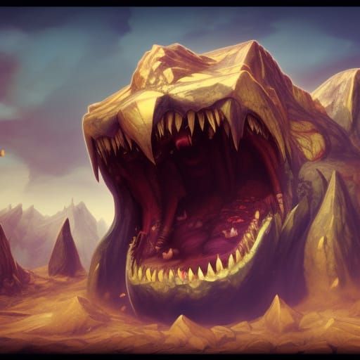 Treasure Chest Mimic with Ripping Maw