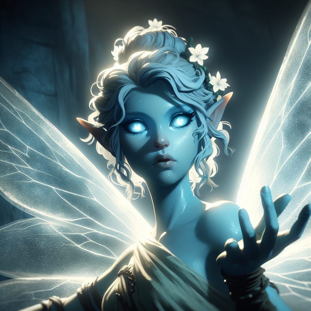 Dungeons and Dragons Fairy in Grecian Style