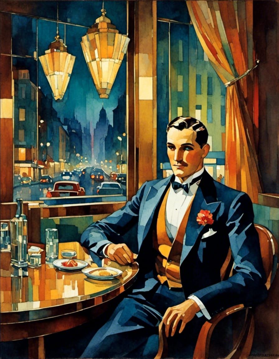 Waiting for His Date