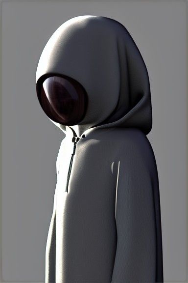 Enigmatic Hooded Alien Creature