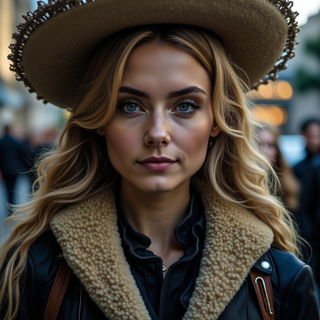 Epic Sci-Fi Goddess Teasing with a Seductive Smirk