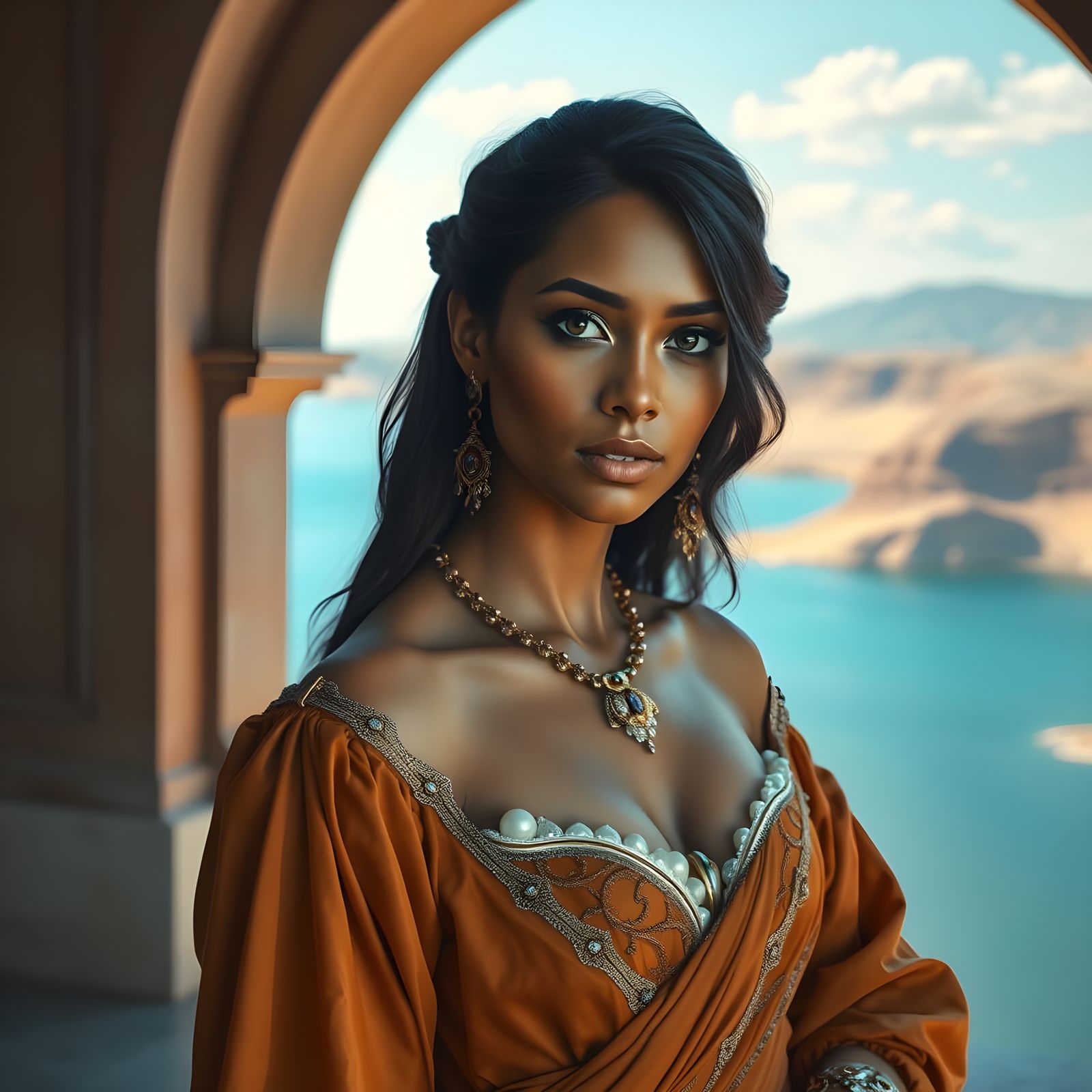 Elegant Exotic Beauty in Ancient Architecture