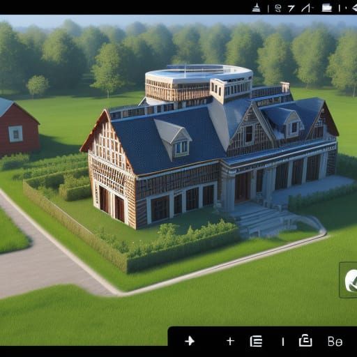 AI Builds with Precision in a Futuristic Design