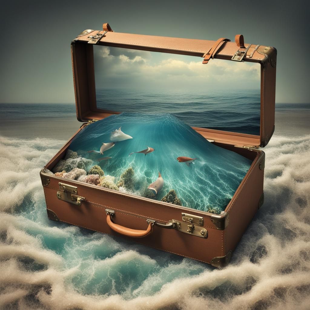 The Sea in a Suitcase: AI Interpretation
