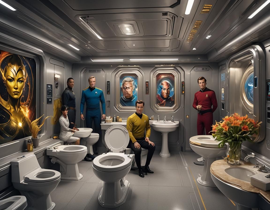 Well, apparently, this is where they "boldly go" on the starship enterprise. All sizes for all creatures !