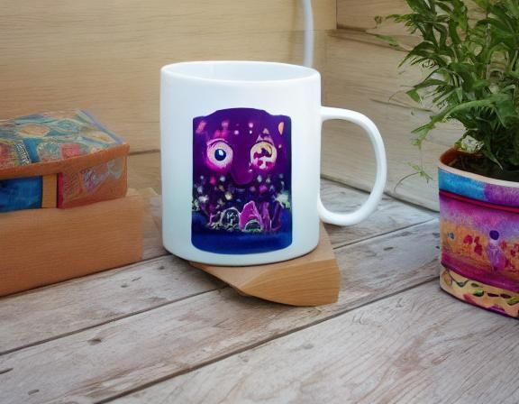 Girl with Kittens: Ethereal Watercolor Illustration