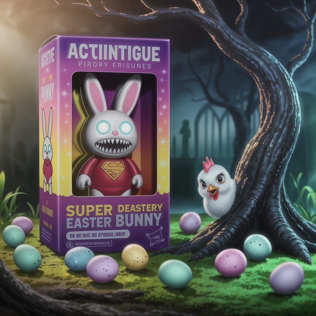 Action Figure Box: Easter bunny