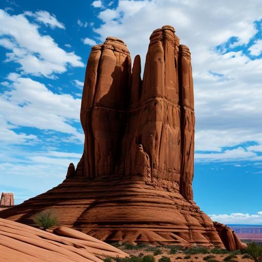 Copper Rock Formation in Arches National Monument