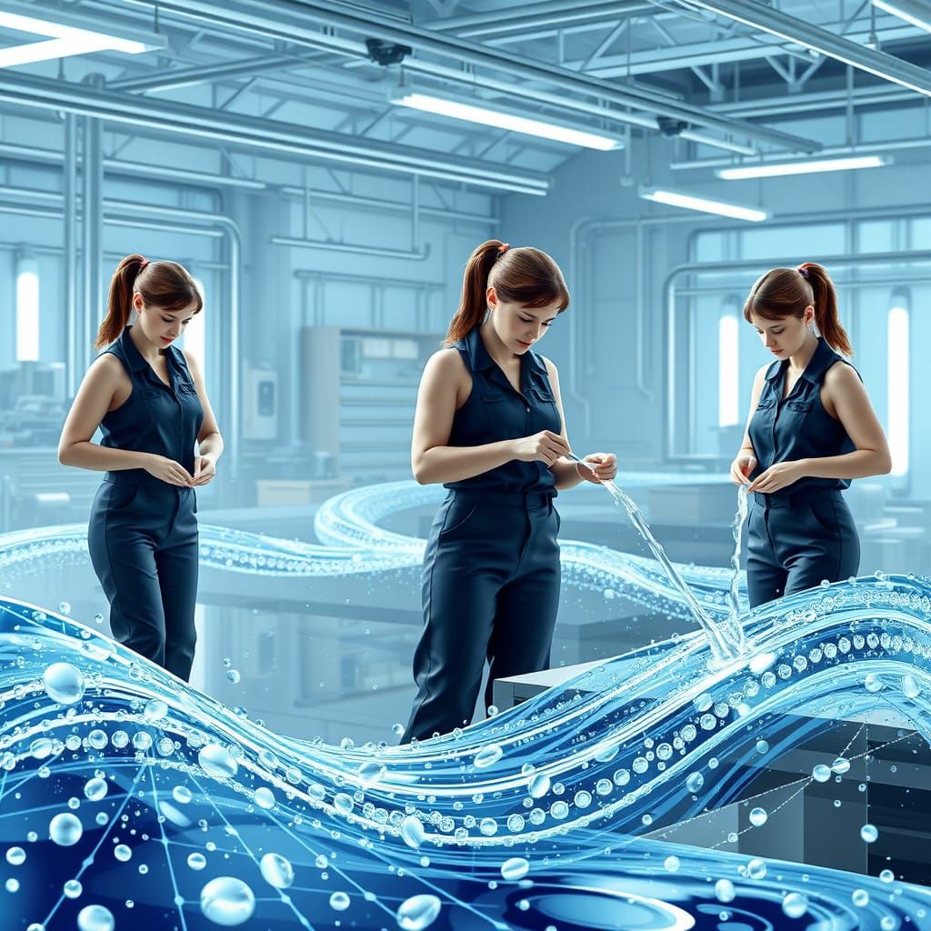 Futuristic Workshop with Women and Water Beads