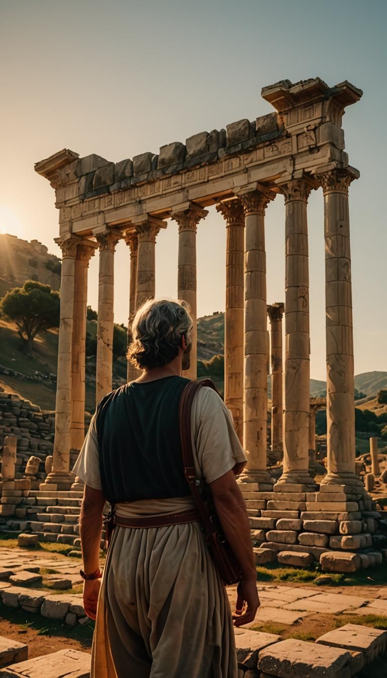 Temple of Artemis: Cinematic Sunset View