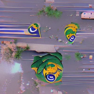 Vibrant Brazil Image Generated by AI