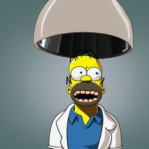 Homer Simpson AI-Generated Image
