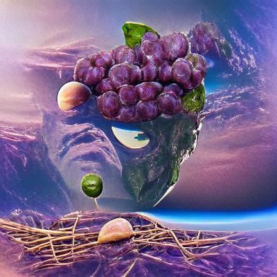 A Planet Composed Entirely of Grapes