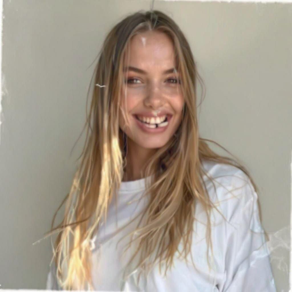 Girl with Cigarette: Professional Color Portrait