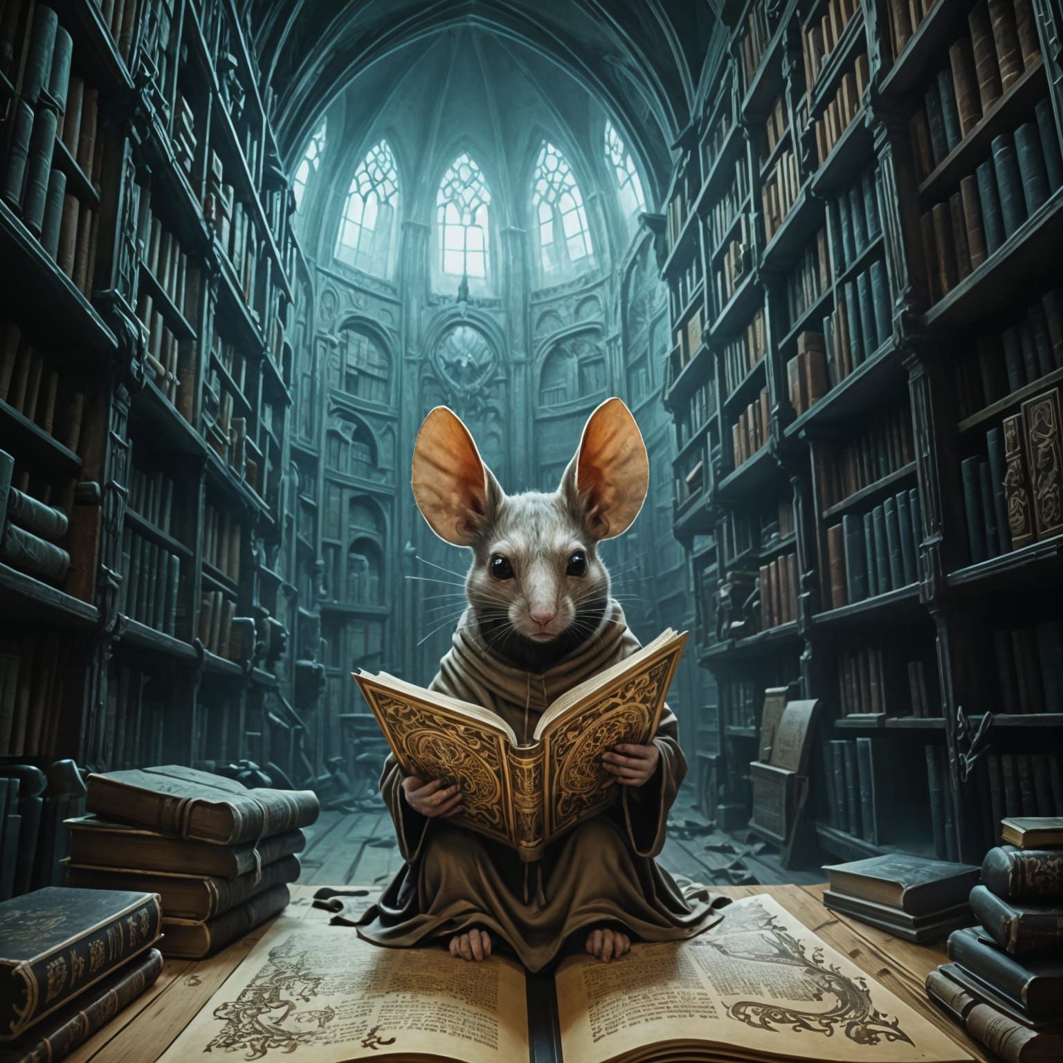 Whispers of the Past in a Forgotten Library