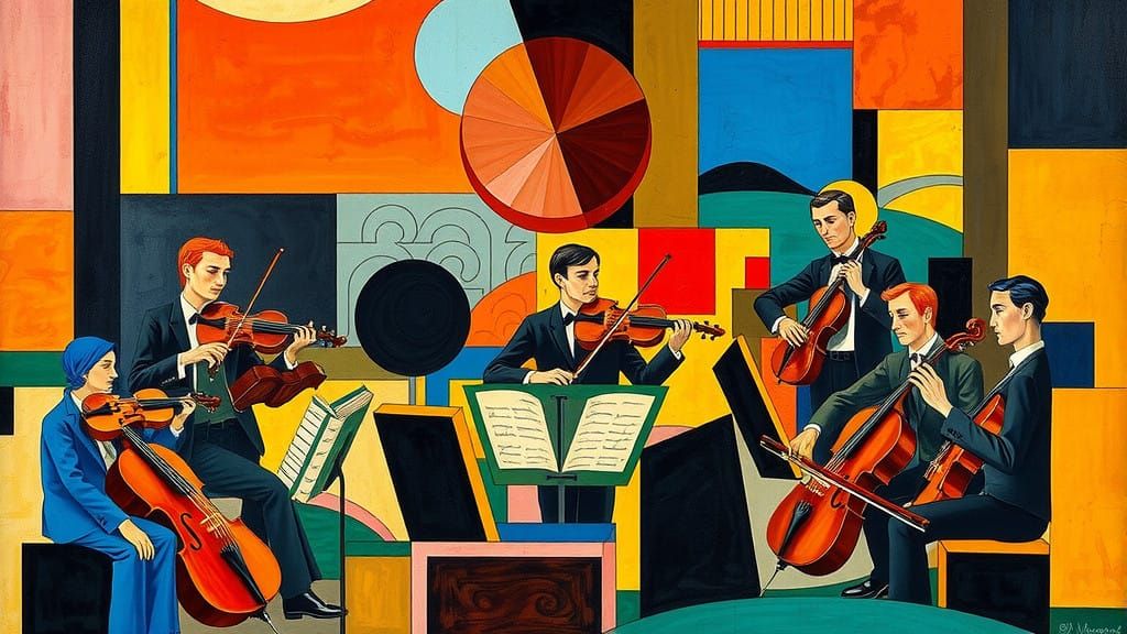 Cubist Symphony in Perfect Harmony