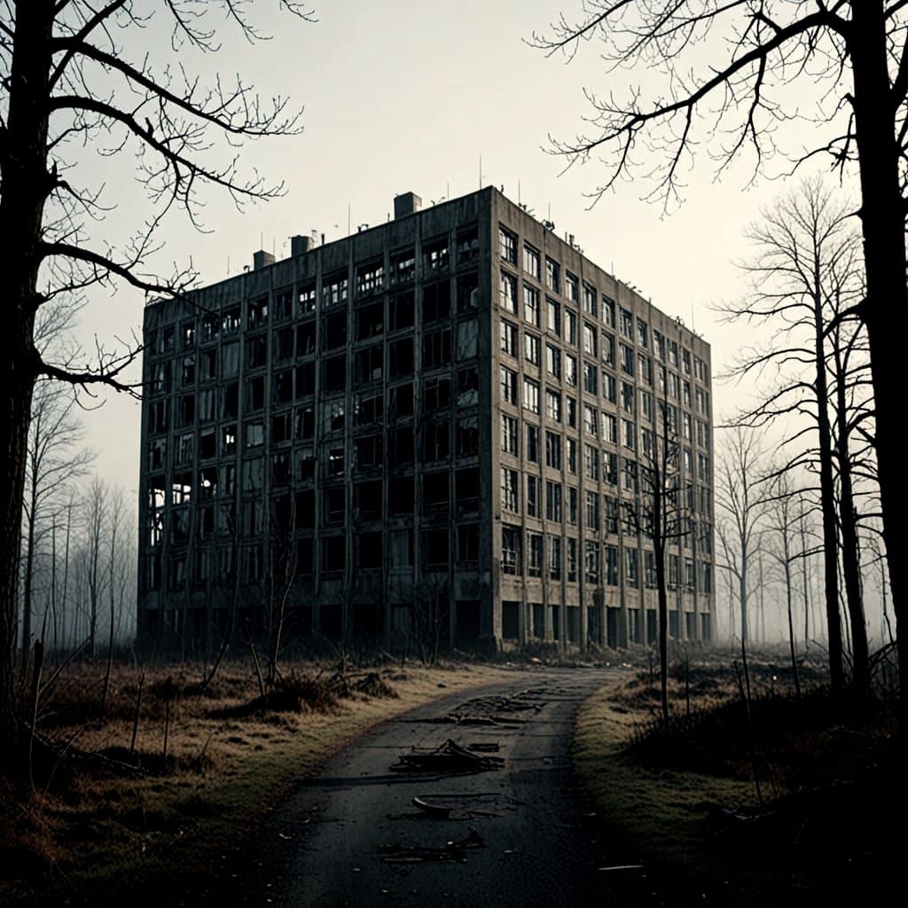 7th Log: Huge abandoned research Center - Very deep in the forests of "Tartaros" (Dark City)