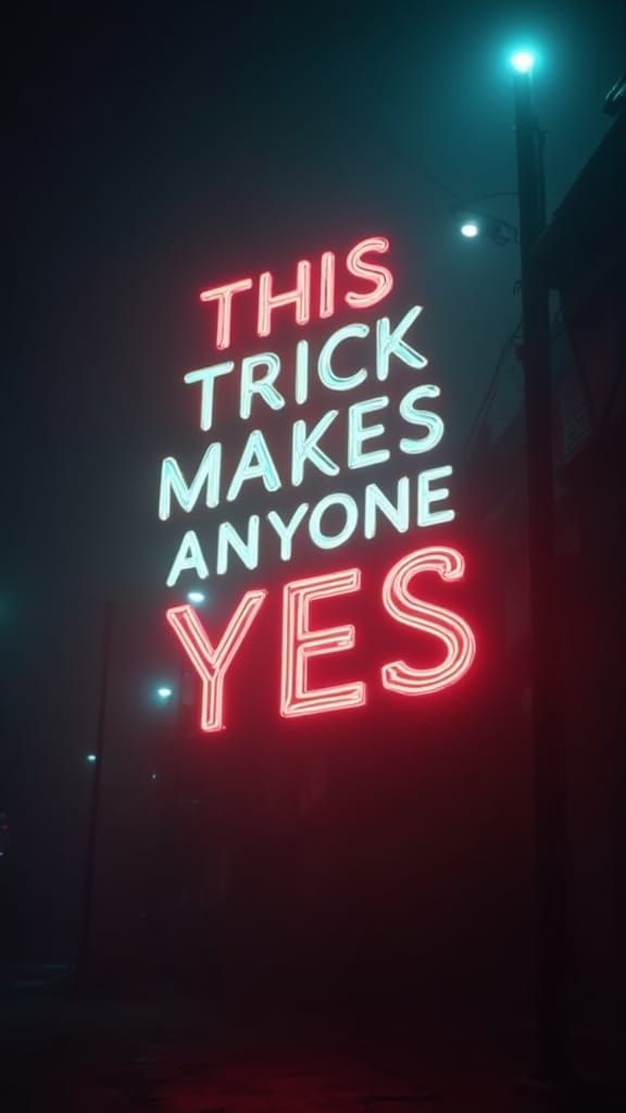 Dramatic Cinematic Background with Glowing Text